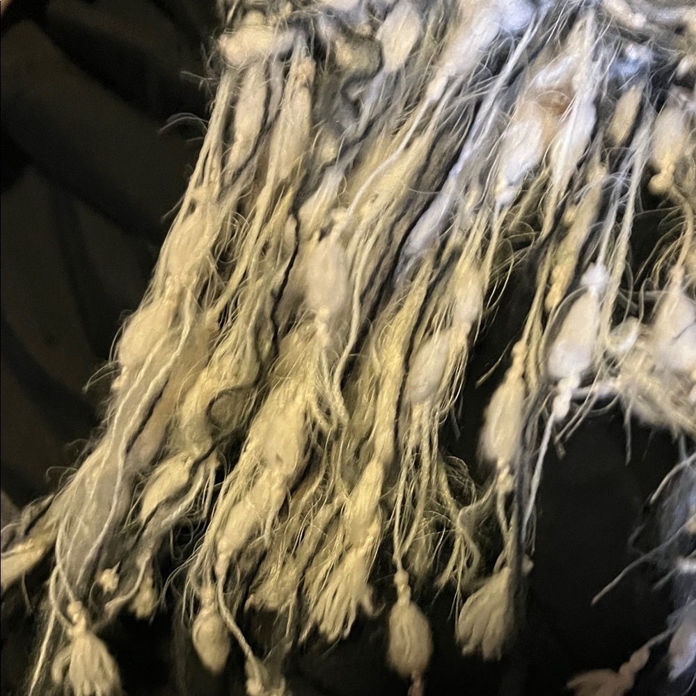 Umgee Plus Black and White Fringe Tunic/Dress NEW - Picture 5 of 5